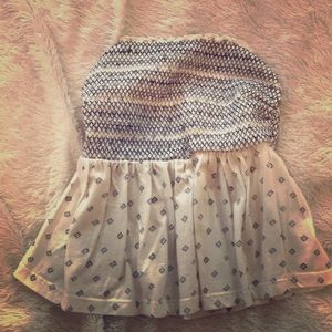 Summer strapless top!